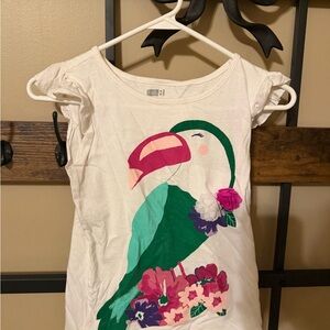 Crazy 8 White Tee with Colorful Graphic